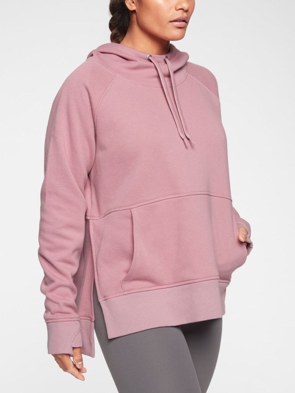 Athleta Pink COZY KARMA LONGER HOODIE